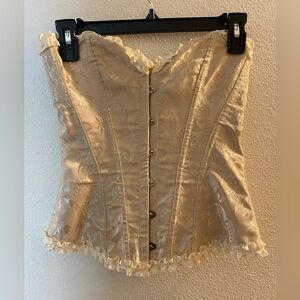 Cream Corset Top